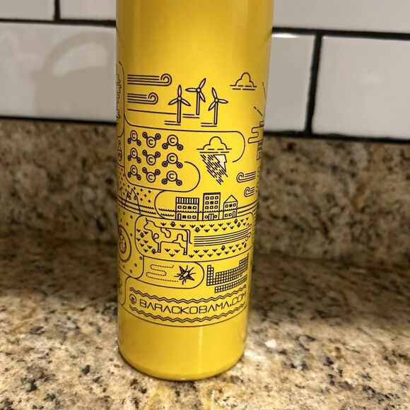 HTF Liberty Bottleworks Barack Obama Yellow USA - Picture 5 of 15